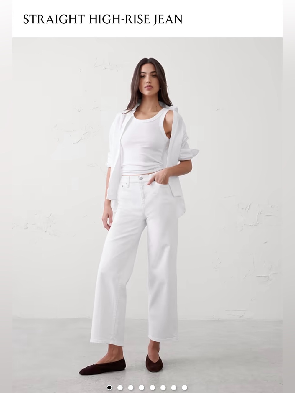 Women’s Straight High-Rise Jean NWT